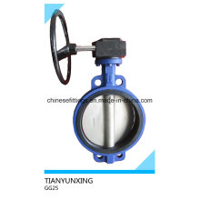 API DIN Manuelle Bedienung Wafer Ductile Iron Butterfly Valve